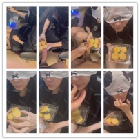 【霸道男主】最新调教母狗莫儿赏赐圣水水果派
