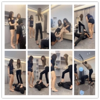【白鹭】台球助教S-口水耳光踩踏辱骂坐脸