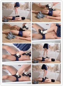 【安安】水手服白袜硬底JK鞋踩踏