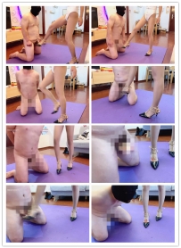 【绝美红炎女神】史上最狠柳钉鞋踢根，肉丝染红