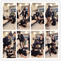 女生也能很暴力 缅北殴打