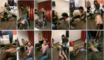 TL13704 美依S双女王严惩马奴膝盖都磨出血了23分钟