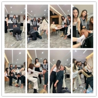 【麋鹿银儿】4女S暴力鞭打直饮升水浓痰吐脸