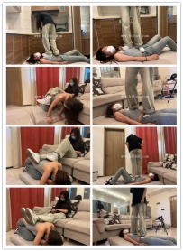 【208少女宿舍】女m系列素人脏鞋脏袜全体重踩踏女m
