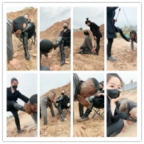 【辣姐】户外泥地训练人形犬